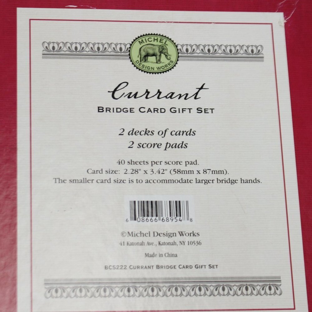 Currant Bridge Card Gift Set - Picture 12 of 12